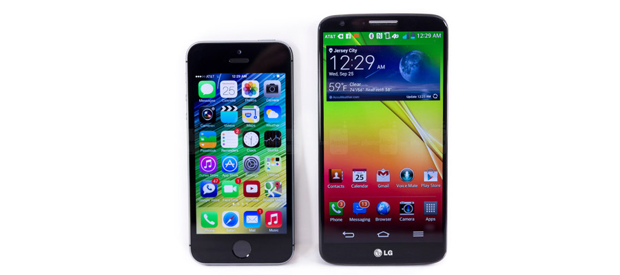 IPhone 5S vs LG G2