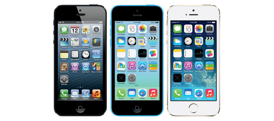iPhone 5S et iPhone 5C,